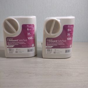 ULTIGUARD SAFE PACK PEN NEEDLES - 6MM X 31G MINI 100/BX Lot Of 2